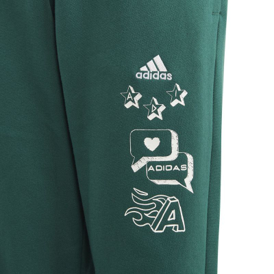Pantallona adidas BLUV Q3 Pant Jr IA1553, për vajza, të gjelbra