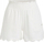 Shorce gocash O'Neill Essentials Ava Smocked, bel i lart, me dantellë, e bardhë