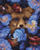 Set pikture me numra Your Hobby Fox In Flowers, 40x50 cm, kanavacë, shumëngjyrëshe