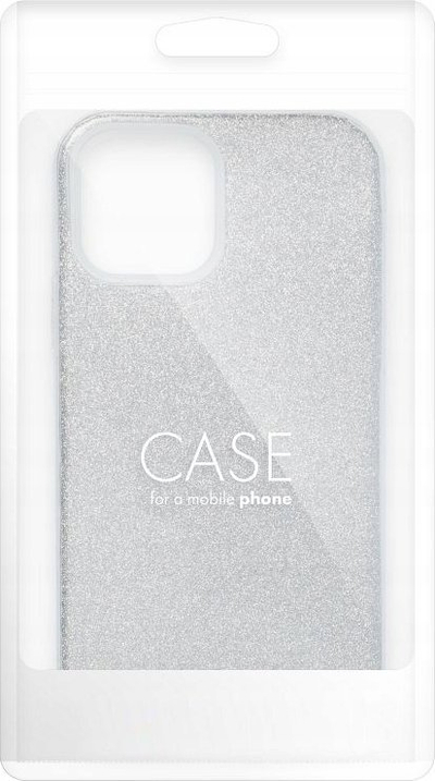 Kullë telefoni Shining Case Xiaomi Redmi 12, me shkëlqim, TPU, argjendtë