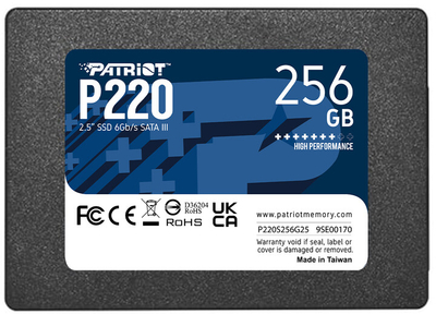Disk Patriot P220 - 256GB