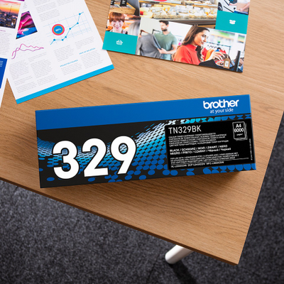 Toner Brother TN329BK, origjinal, kapacitet ekstra i lartë, i zi