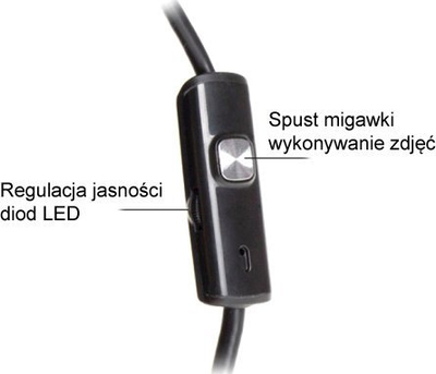 Kamerë inspektuese Xrec Endoscope USB, kabllo 1.5m, IP67, e zezë