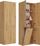Dolap banjoje Nel Art 1 Basket Doors, 5 rafte, Oak Artisan