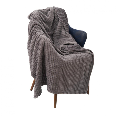 Batanije flanelle 4Home, 150x200 cm, gri e hapur