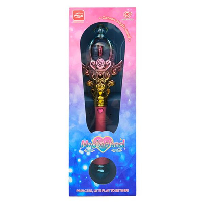 Lodër shkop magjik MagicWand HM239258, me drita e tinguj, me bateri, rozë