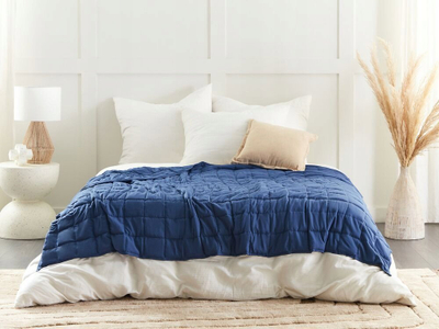Batanije e randu SleepPro Calm, 150 x 200 cm, 9 kg, blu navy
