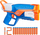Lodër blaster Nerf N Series Agility, 12 darts shkumë, magazinë 6 darts, shumëngjyrësh