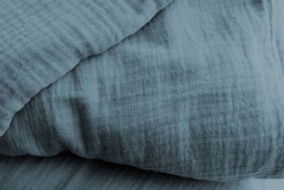 Set posteli Cotton Muslin Bedding, 160x200 cm, muslin pambuku 100%, ngjyrë turkeze