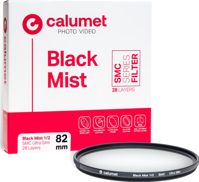 Филтер за дифузија Calumet Black Mist 1/2 SMC Ultra, 82mm, црн