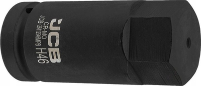 Bit goditës JCB 1" 46mm, 6-këndor, i zi