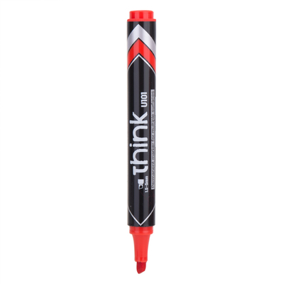 Marker DELI  permanent i kuq 1.5-5mm u10140 1/12