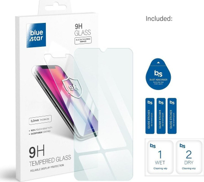 Xham mbrojtës Blue Star për Samsung Galaxy A22 5G, 0.3mm, 9H, transparent