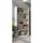 Raft librash Topeshop R80 BIEL, 80cm, panel i laminuar, i bardhë