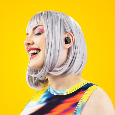 Kufje True Wireless Niceboy HIVE Pods 4, Bluetooth 5.0, IPX5, të zeza