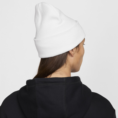 Kapele Nike Peak Futura Cuffed Beanie, e bardhë e zezë