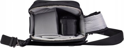 Çantë shpatulle Pacsafe Camsafe LS, për aparat fotografik edhe tablet, e zezë