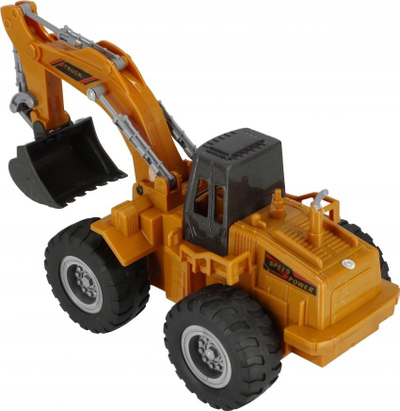 Lodër eskavator MEGA CREATIVE 526182 me pult, shkallë 1:20, portokalli
