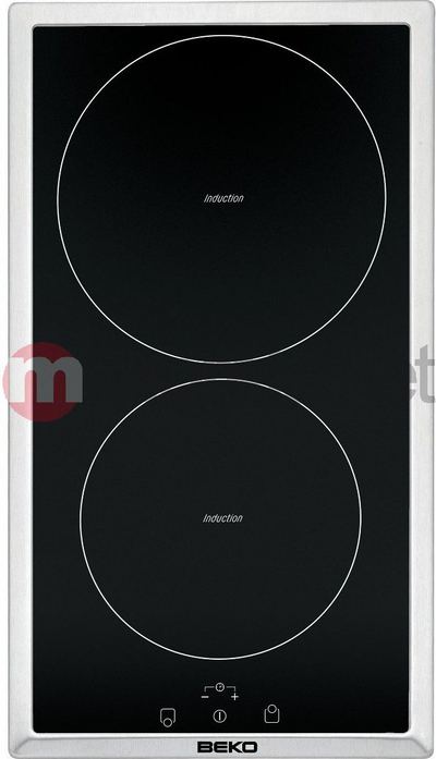 Pllakë gatimi me induksion Beko HDMI 32400 DTX, 2 vatra, inoks, e zezë