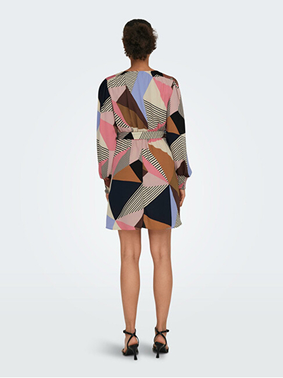 Fustan ONLY ONLSIMONE Regular Fit 15305073 Confetti