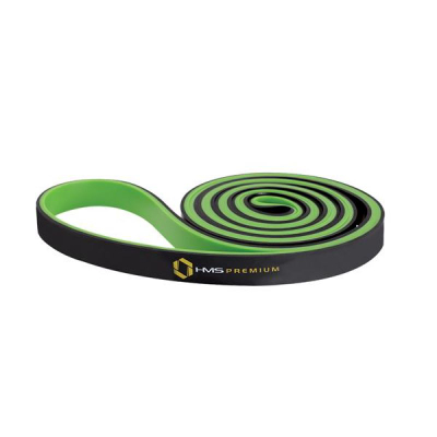 Shirit elastik rezistence HMS Powerband GU06, medium, 1 copë, jeshil