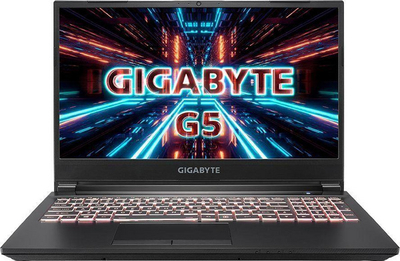 Laptop Gigabyte G5 (MD-51EE123SD), 15.6", Full HD, Intel Core i5-11400H, 16 GB RAM, 512 GB SSD, RTX 3050 Ti, i zi