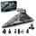 Lodër ndërtimi Imperial Star Destroyer, model anije hapësinore, shumëpjesëshe, gri