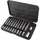 Set me bitë hekzagonalë 22 copa, 1/2", 3/8", në kuti plastike të zezë