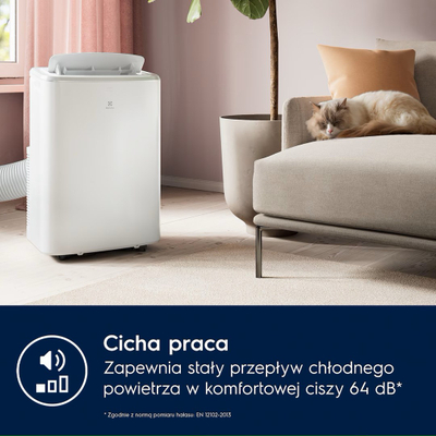 Kondicioner portativ Electrolux Comfort 600 EXP34U339CW, 12000 BTU, WiFi, i bardhë