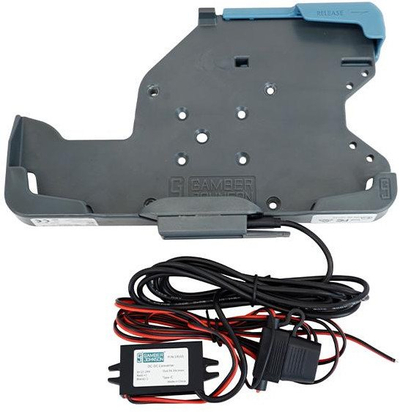 Adapter energjie për notebook Gamber-Johnson 19161, 24W, 12–24V, i zi me të kuqe