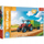 Puzzle Trefl Kids Makineri Bujqësore, 100 pjesë, traktor me rimorkio, shumëngjyrësh