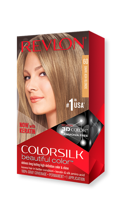 Ngjyrë për flokë Revlon, 60 Dark Ash Blonde, 59.1 ml