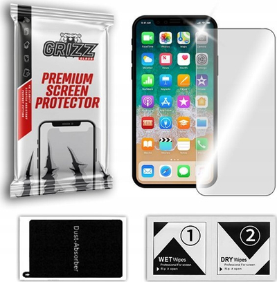Xham mbrojtës hibrid GrizzGlass Grizz, për ZTE Axon 40 SE, transparent