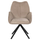 Kolltuk ngrënieje Shai 61x63x93Hcm (HM9844.04), bezhë/ zezë