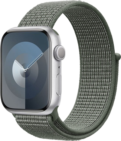 Rrip sportiv Crong najlon për Apple Watch 38/40/41/42 mm, ngjyrë jeshile ushtarake