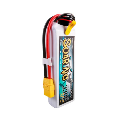 Bateri LiPo Gens Ace Soaring 4S, 3300mAh, 14.8V 30C, XT90