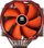 Ftohës i CPU-së Thermalright Silver Arrow IB-E Extreme Rev. B, i kuq/i portokalltë
