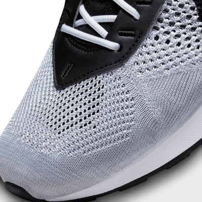 Atlete Nike Air Max Flyknit Racer, rrjetë Flyknit, amortizim Air, gri me të zezë
