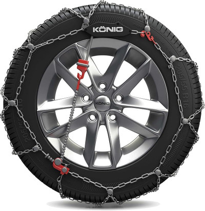 Zinxhirë bore për goma König CG-9 STR 090, profil 9mm, vetështrëngues, gri