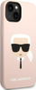 Këllëf telefoni Karl Lagerfeld Silicone Karl's Head për iPhone 14 Plus 6.7", rozë