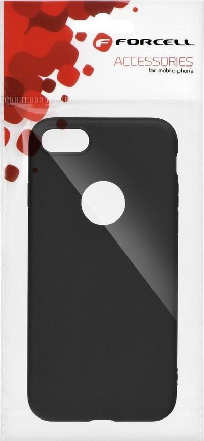 Këllëf telefoni Forcell Soft për Xiaomi Redmi 9C, silikoni, i zi