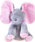 Lodër pellushi elefant interaktiv, 30cm, këndon edhe flet, gri