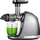 Shtrydhëse frutash AMZCHEF 1501R, cold press, motor i qetë, gri