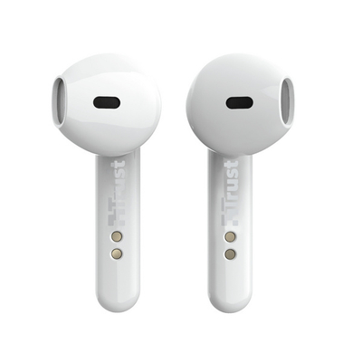 Dëgjuese Trust Primo, True Wireless Stereo (TWS), të bardha