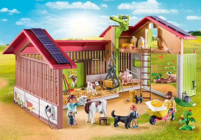 Lodër fermë Playmobil Country Large Farm, 182 pjesë, mosha 4-10 vjeç, shumëngjyrëshe