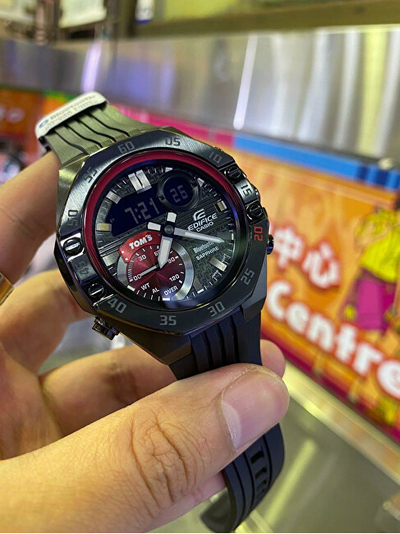Orë për meshkuj Casio, e zezë