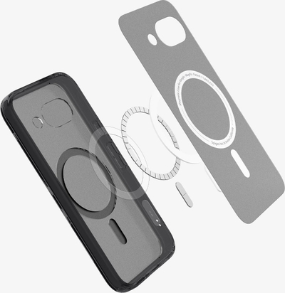 Mbrojtëse telefoni Spigen Ultra Hybrid MagSafe për Google Pixel 9a, Frost Black