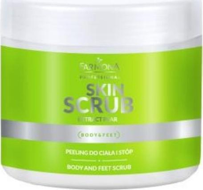 Scrub trupi dhe këmbësh Farmona Professional, 500g, erë dardhe