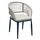Kolltuk alumini Magnet 59x61x81,5Hcm (HM6287.01), gri/ bardhë