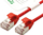 Kabllo rrjeti Roline Patch Cable U FTP Cat6A, 0.3m, LSOH, e kuqe